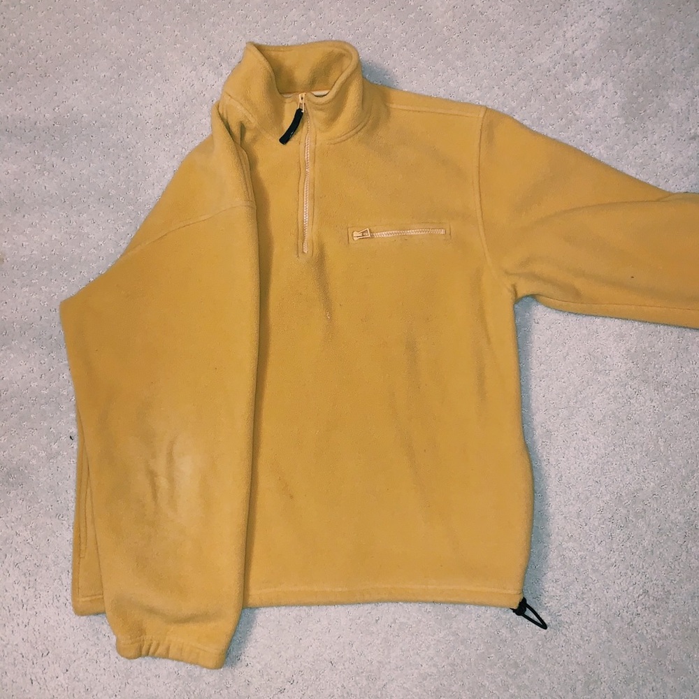 Vintage Yellow Fleece Pullover